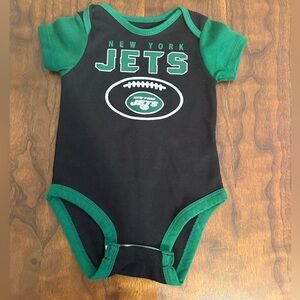 NWOT | NFL | New York Jets Football Baby Infant Onesie 3-6 Months Great Used